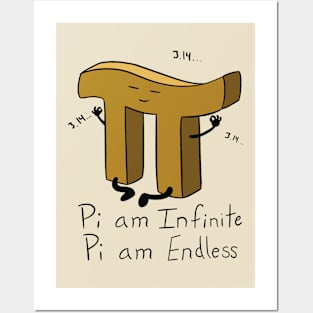 Pi am Infinite Posters and Art